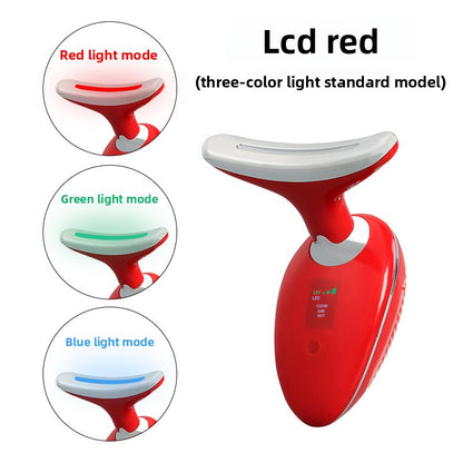 Introduce a massage device to reduce nasolabial folds on the face