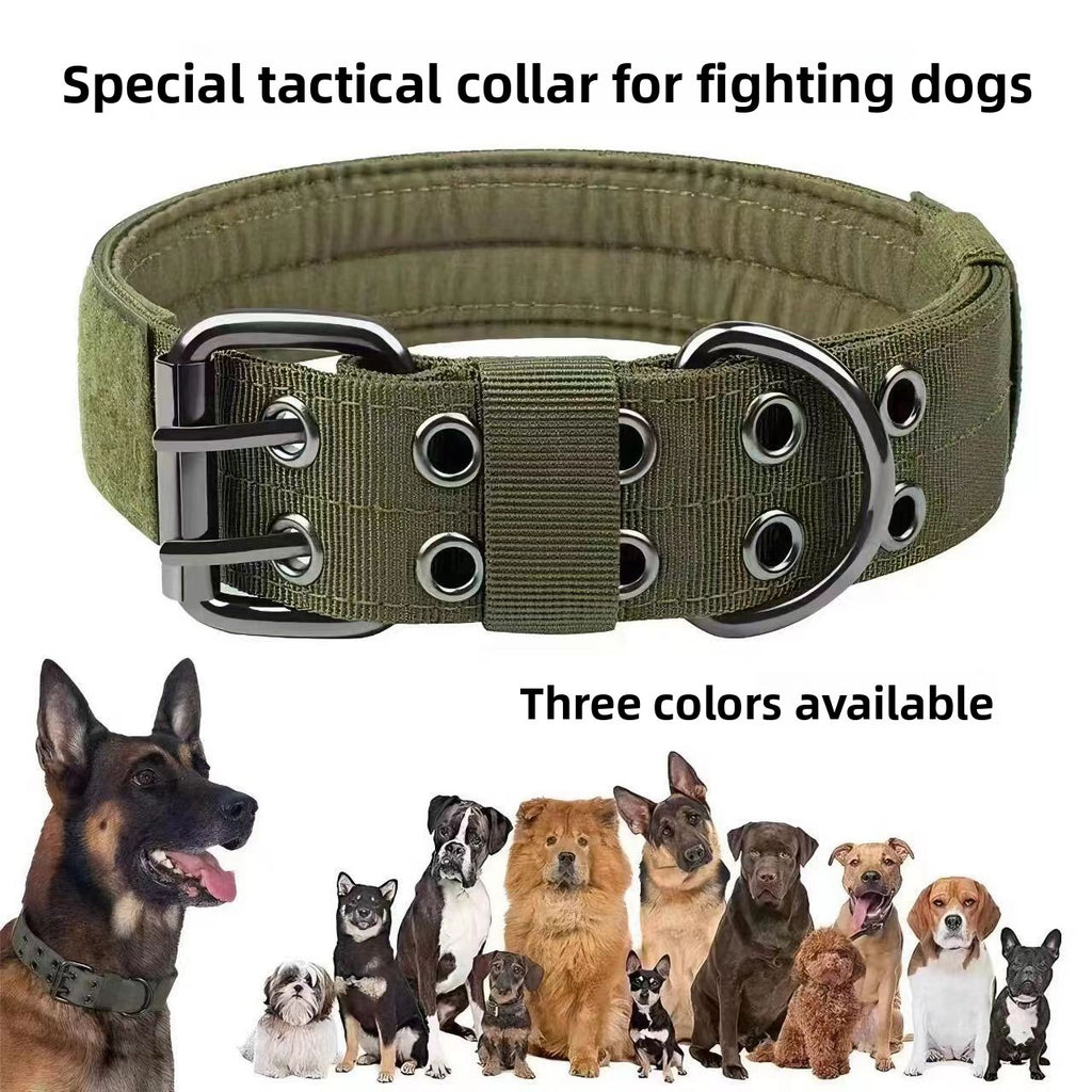 Adjustable Dog Collar with Leash for Medium Large Breeds