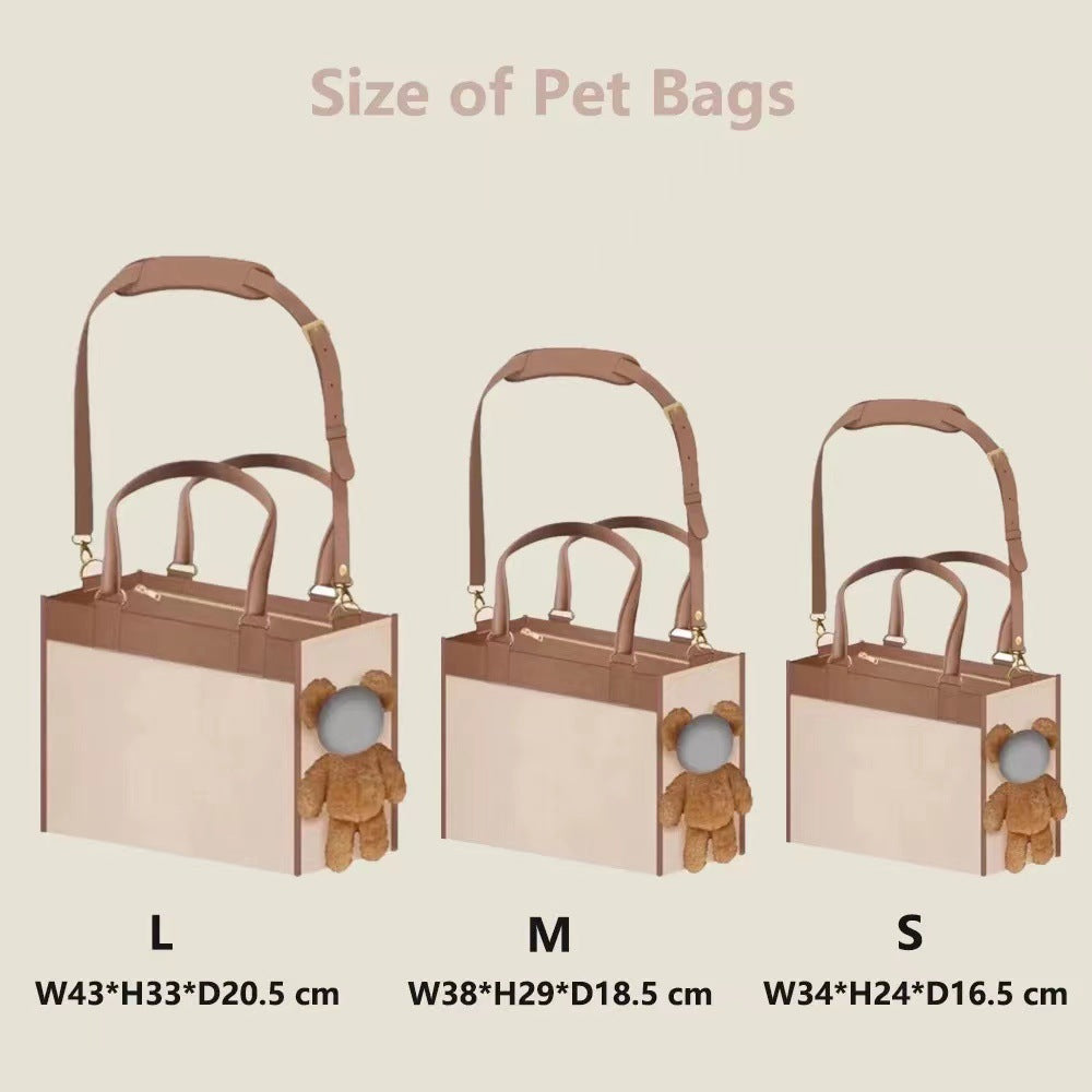 Pet Carrier Bag with Exposed Head Design — Travel Backpack