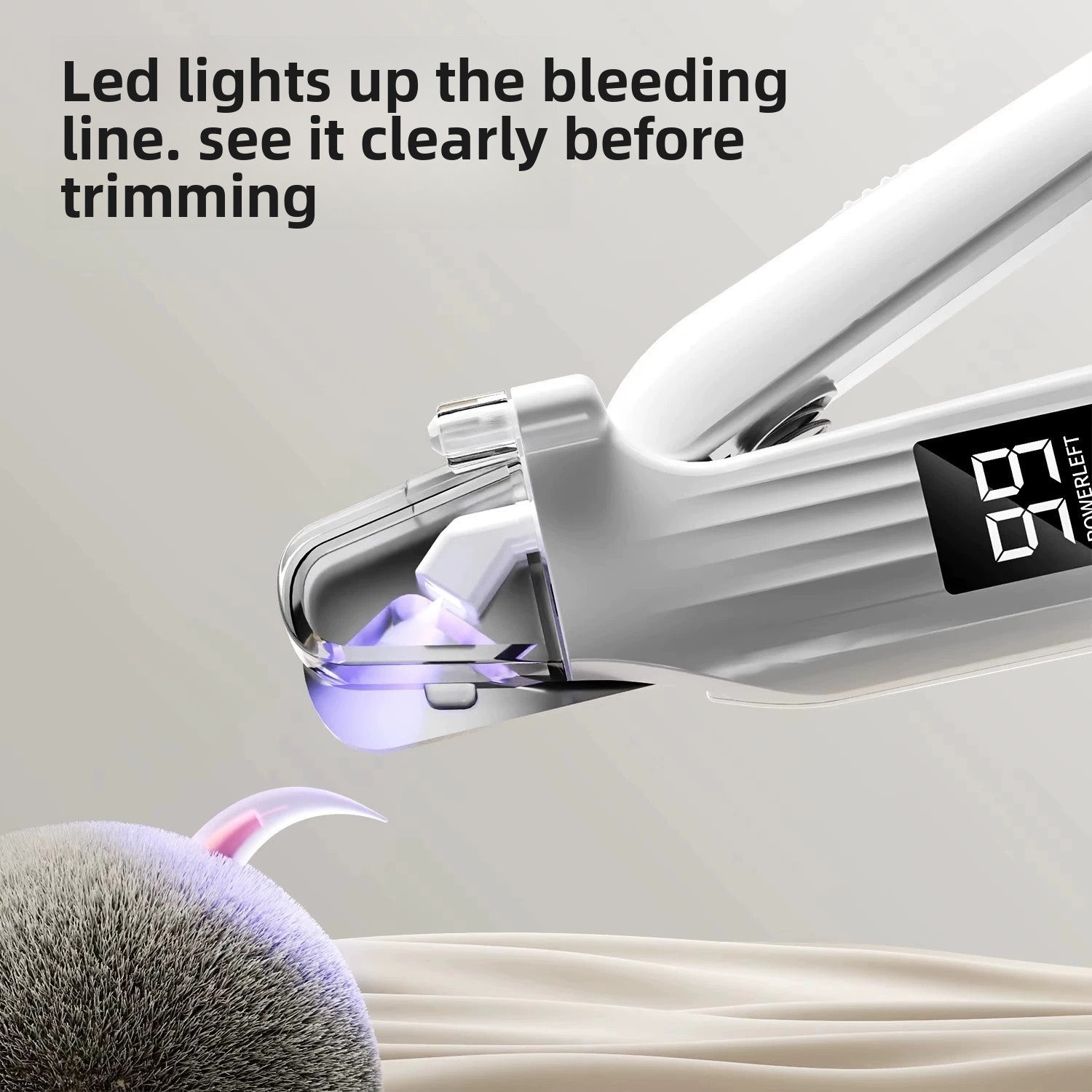 Electric Pet Nail Clipper Grinder Set