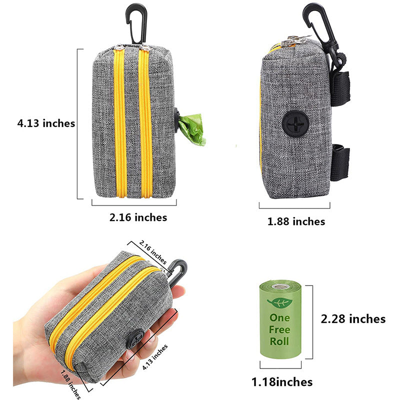 Pet Waste Bag Leash Dispenser — 2-in-1 Walk Organizer