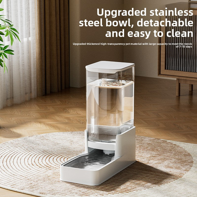 Automatic Pet Water Dispenser and Food Feeder