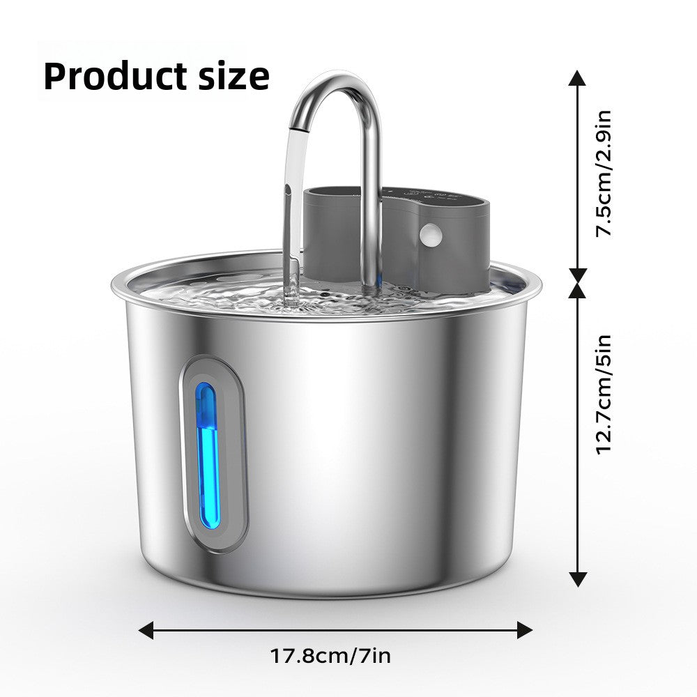 Stainless Steel Pet Water Dispenser with Infrared Sensor