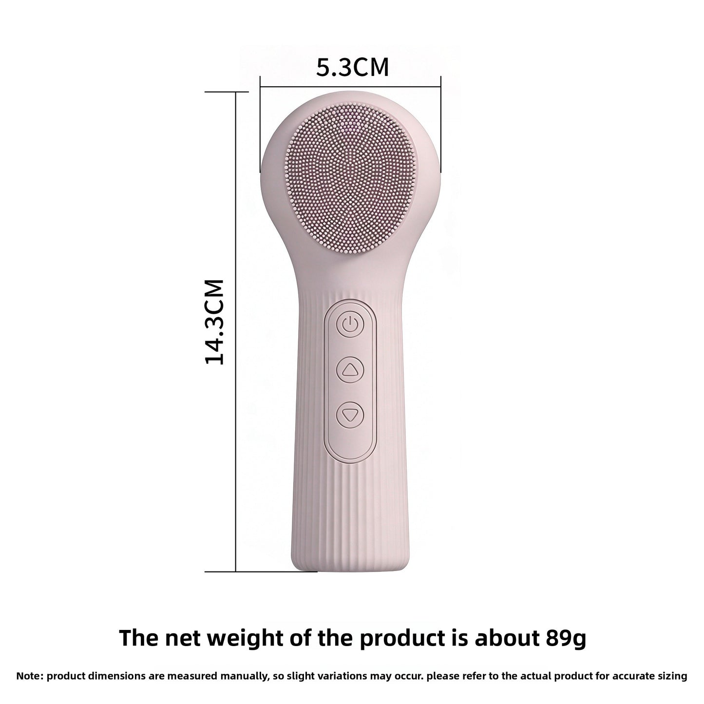 Temperature Sensing Silicone Facial Cleansing Brush