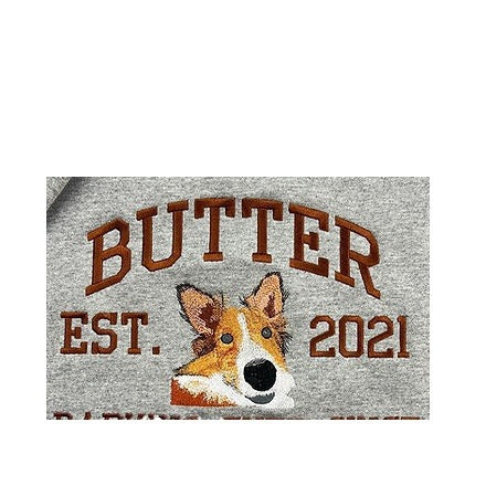 Custom Pet Embroidered Sweatshirt
