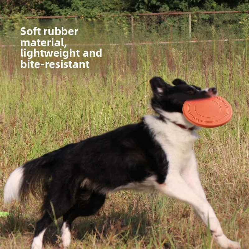 Soft Silicone Pet Frisbee Dog Toy