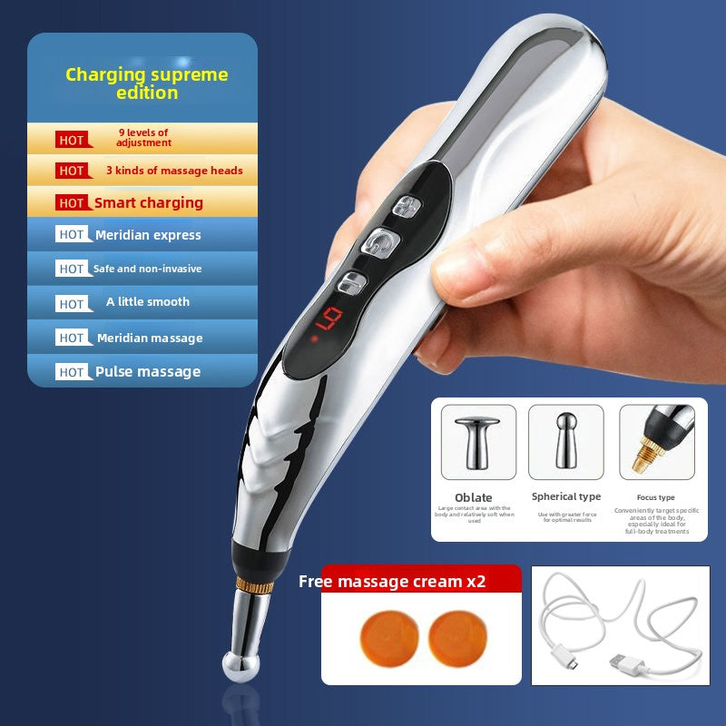 Electronic Acupuncture Pen with Multiple Intensity Levels