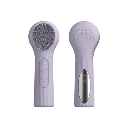 Temperature Sensing Silicone Facial Cleansing Brush