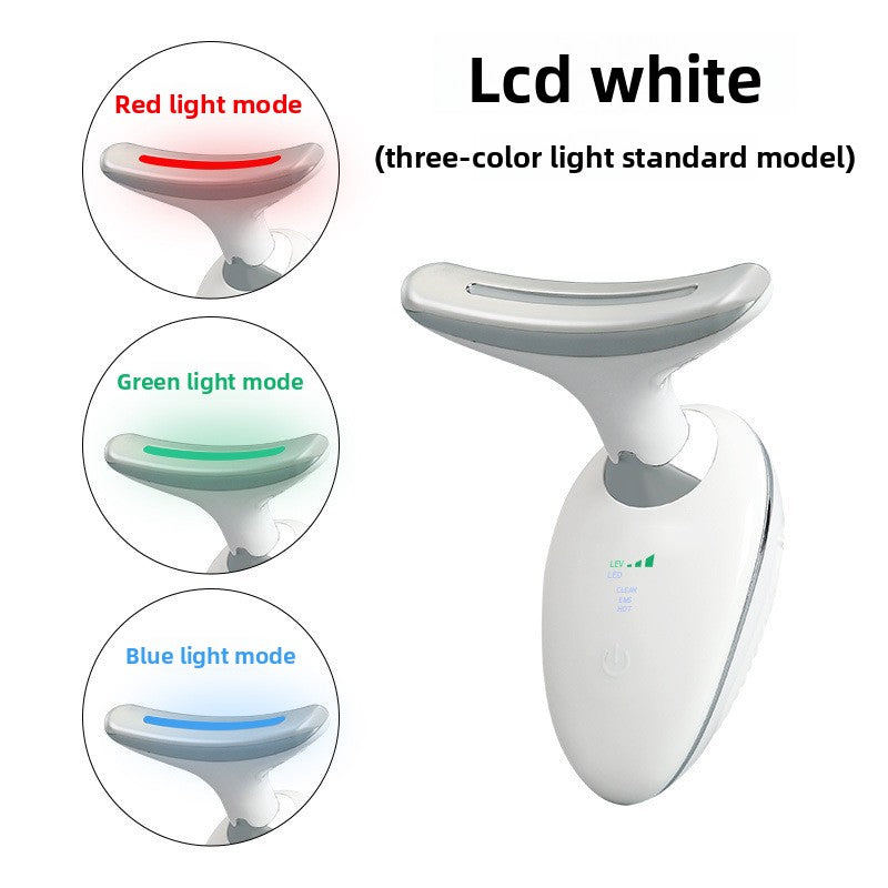 Introduce a massage device to reduce nasolabial folds on the face