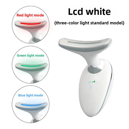 Introduce a massage device to reduce nasolabial folds on the face