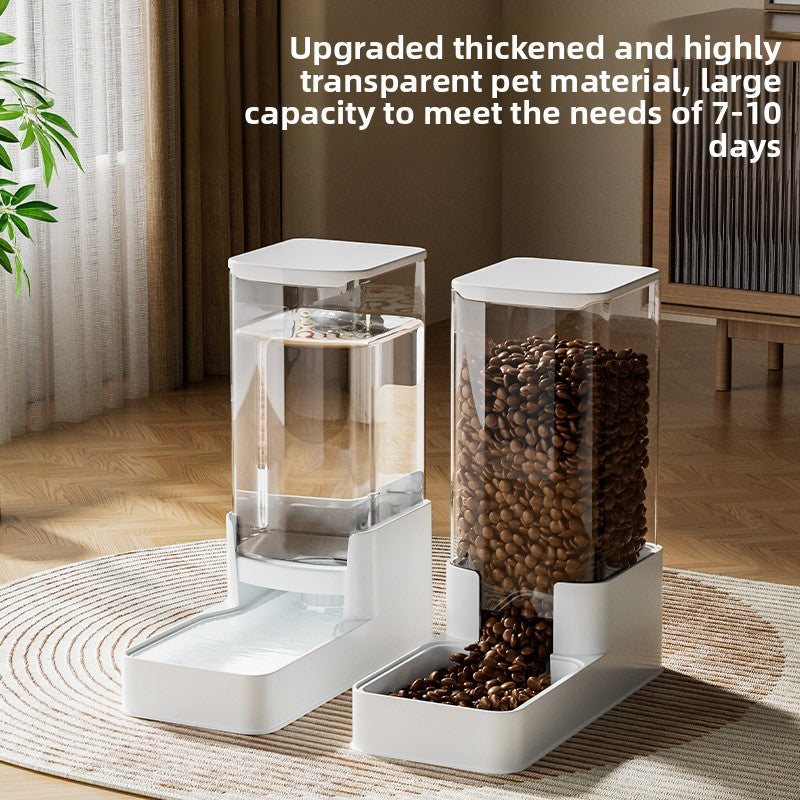 Automatic Pet Water Dispenser and Food Feeder
