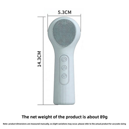 Temperature Sensing Silicone Facial Cleansing Brush