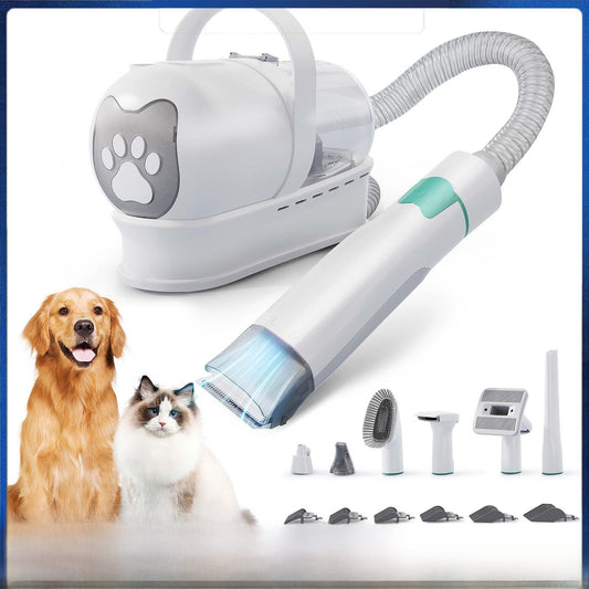 7-in-1 Professional Pet Grooming Kit with Vacuum