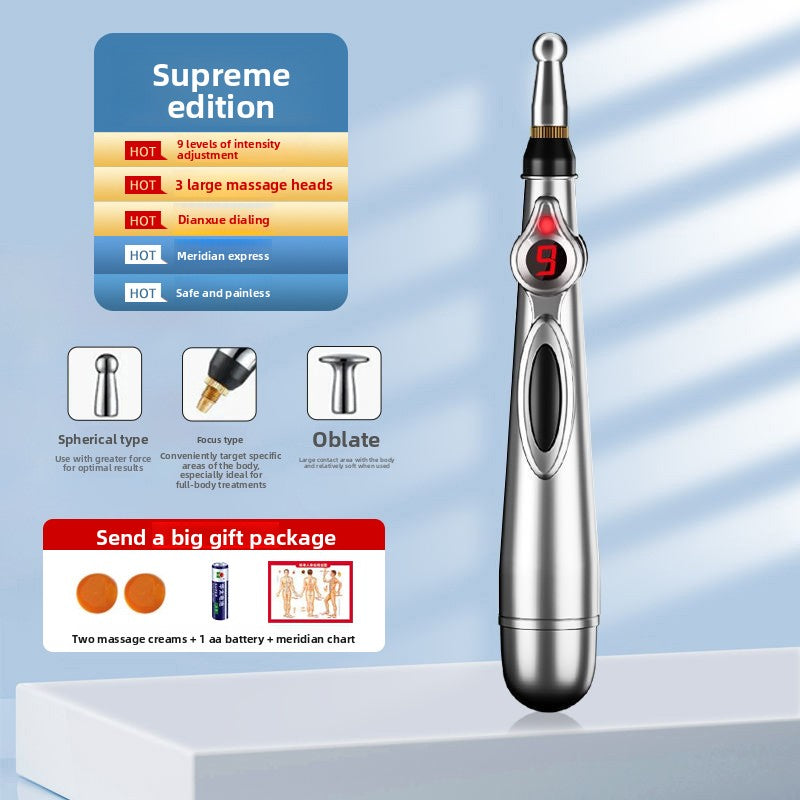 Electronic Acupuncture Pen with Multiple Intensity Levels