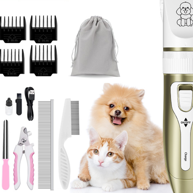 Rechargeable Pet Hair Clipper & Trimmer