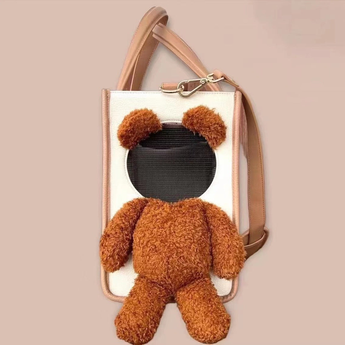 Pet Carrier Bag with Exposed Head Design — Travel Backpack