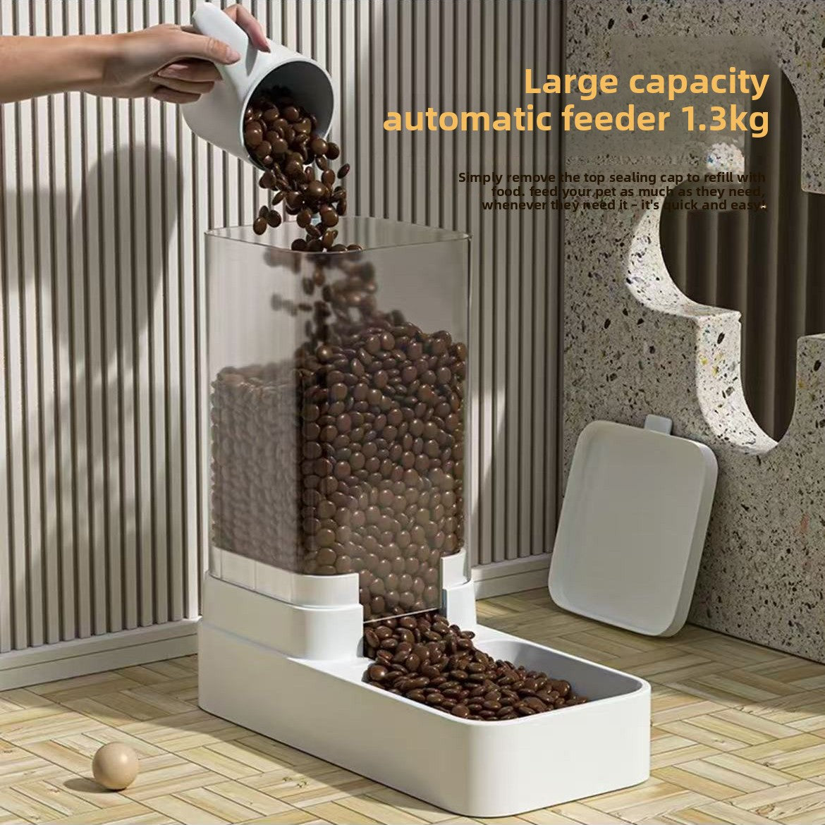 Automatic Pet Water Dispenser and Food Feeder