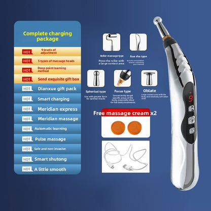 Electronic Acupuncture Pen with Multiple Intensity Levels