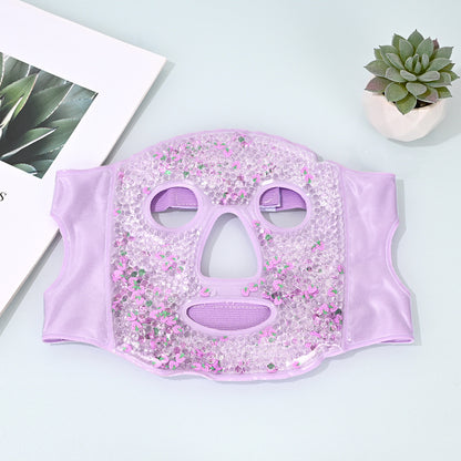 Reusable Cooling Face Mask with Ice Beads