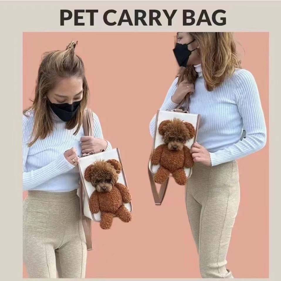 Pet Carrier Bag with Exposed Head Design — Travel Backpack