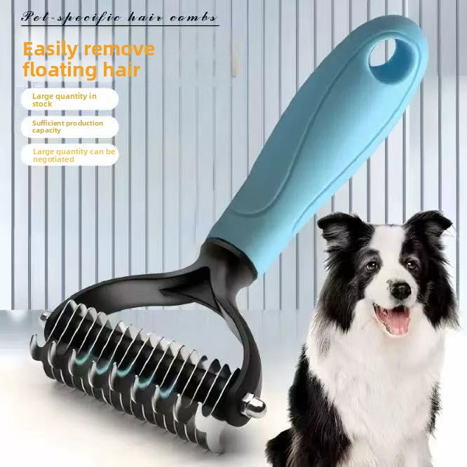 Pet Detangling Comb — Dual-Sided for Dogs & Cats