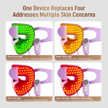 LED Photon Therapy Facial Mask Device