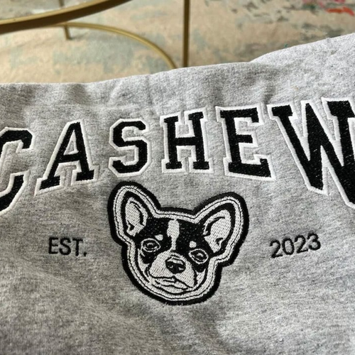 Custom Pet Embroidered Sweatshirt