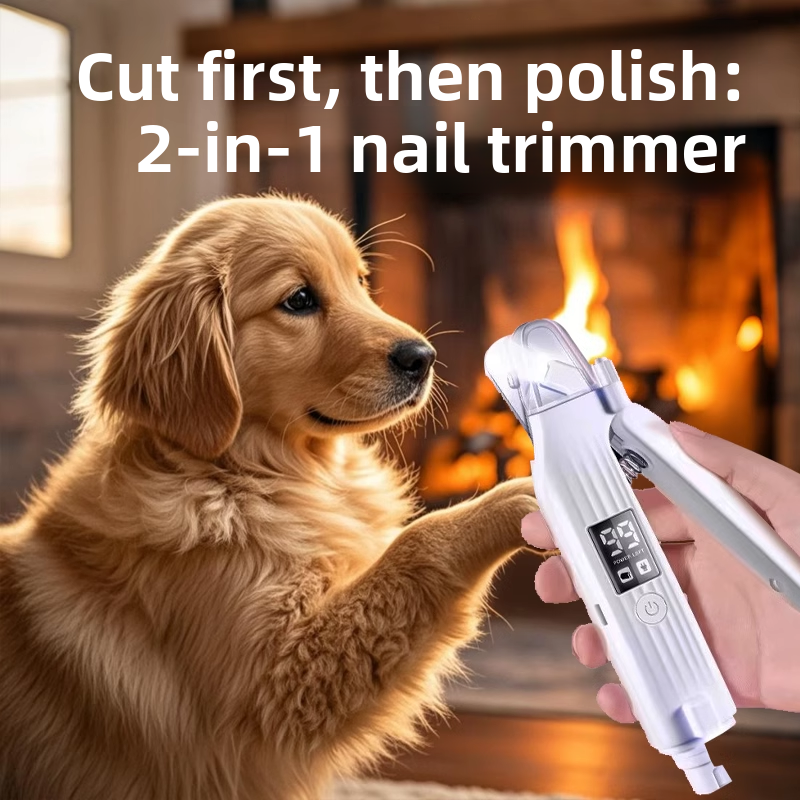Electric Pet Nail Clipper Grinder Set