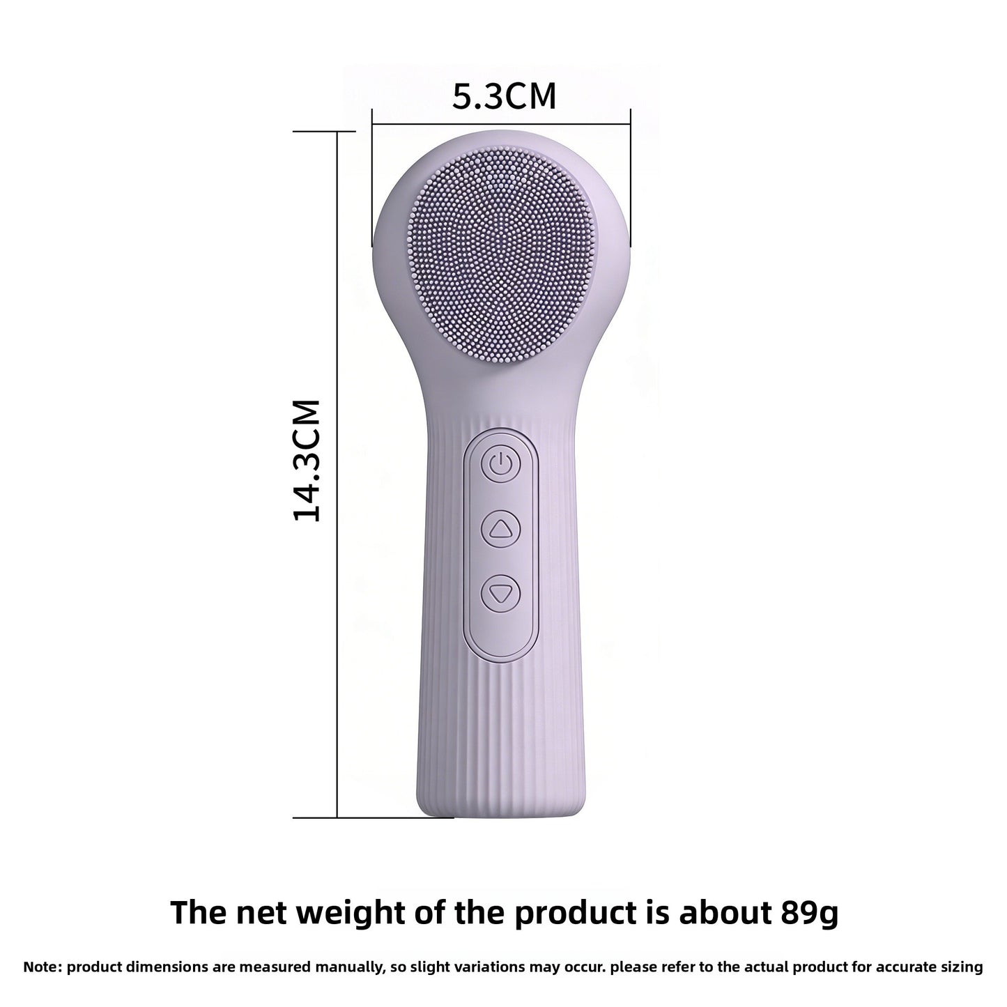 Temperature Sensing Silicone Facial Cleansing Brush