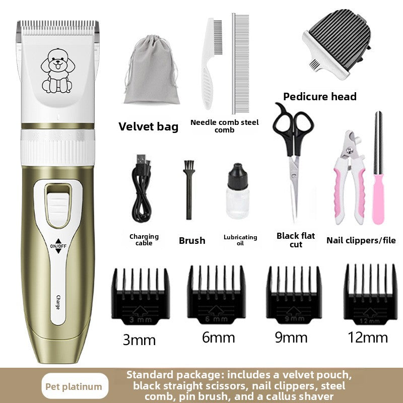 Rechargeable Pet Hair Clipper & Trimmer